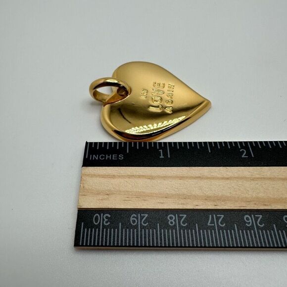 Yves Saint Laurent YSL 90’s Heart Pendant “In Love Again” - Picture 6 of 7